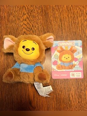Disney x Miniso Winnie the Pooh Naughty Team Plush Keychain - Roo / Adzuki Bean
